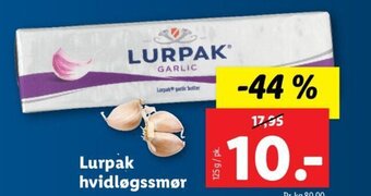 Lidl Lurpak hvidløgssmør tilbud