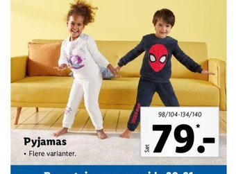 Lidl Pyjamas tilbud