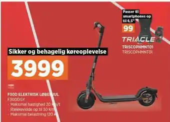 Power F30D Elektrisk Løbehjul tilbud