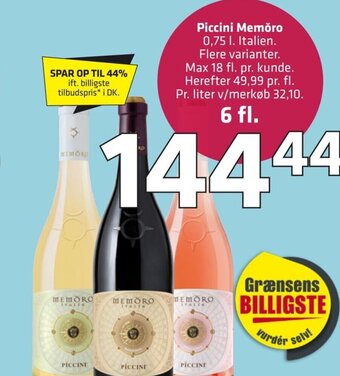 Fleggaard Piccini Memoro tilbud