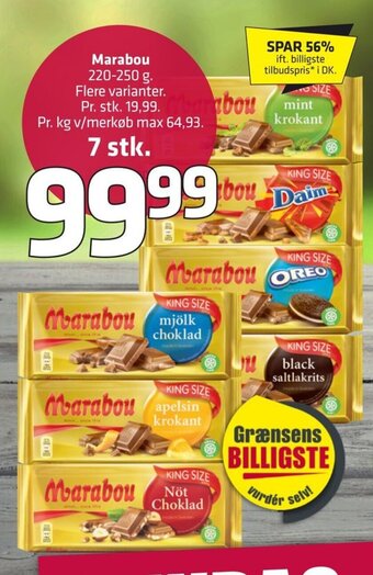 Fleggaard Marabou tilbud