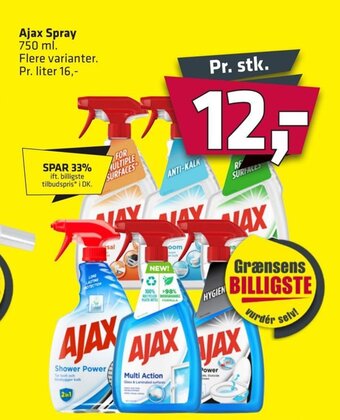 Fleggaard Ajax Spray tilbud