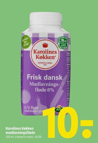 Coop 365 Karolines køkken madlavningsfløde tilbud