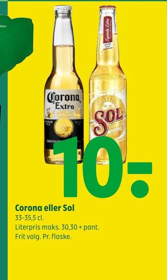 Coop 365 Corona eller sol tilbud