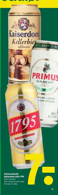 Primus haacht, kaiserdom eller 1795