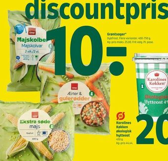 Coop 365 Grøntsager tilbud