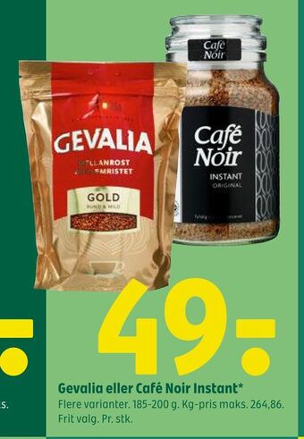 Coop 365 Gevalia eller café noir instant tilbud