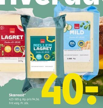 Coop 365 Skæreost tilbud