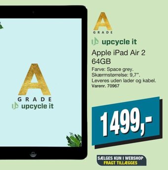 Harald Nyborg Apple iPad Air 2 64GB tilbud