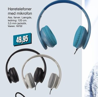 Harald Nyborg Høretelefoner med mikrofon tilbud