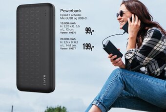 Harald Nyborg Powerbank tilbud