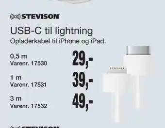 Stevison USB-C til lightning