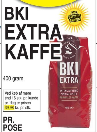 ABC Lavpris Bki extra kaffe tilbud