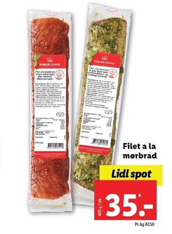 Lidl Filet a la mørbrad tilbud
