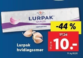 Lidl Lurpak hvidløgssmør tilbud