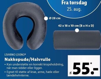 Lidl Nakkepude/halvrulle tilbud