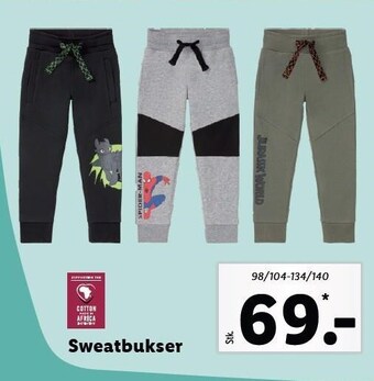 Lidl Sweatbukser tilbud