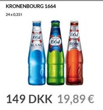 Nielsen's Discount Kronenbourg 1664 tilbud
