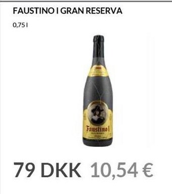 Nielsen's Discount Faustino i gran reserva tilbud