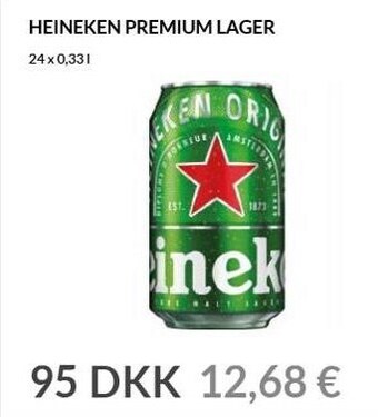Nielsen's Discount Heineken premium lager tilbud
