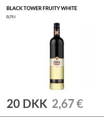 Nielsen's Discount Black tower fruity white tilbud