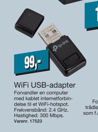 Harald Nyborg Wifi USB- adapter tilbud