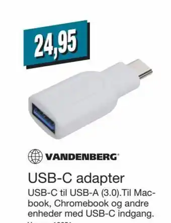 Harald Nyborg Vandenberg USB-C adapter tilbud