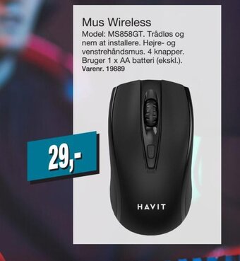 Harald Nyborg Mus Wireless tilbud