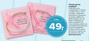 Støt brysterne armbånd