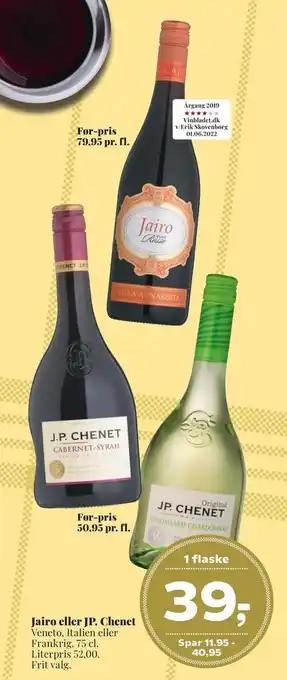 Dagli'Brugsen Jairo eller jp. chenet tilbud