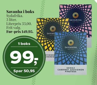 Dagli'Brugsen Savanha i boks tilbud