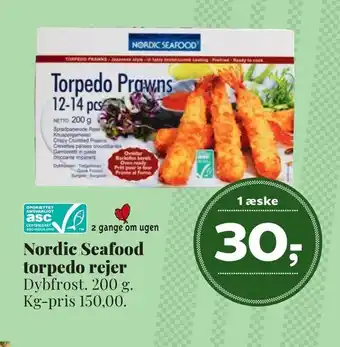 Nordic seafood torpedo rejer