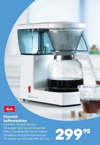 Kvickly Klassisk kaffemaskine tilbud