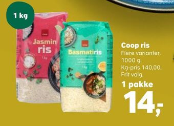 Kvickly Coop ris tilbud