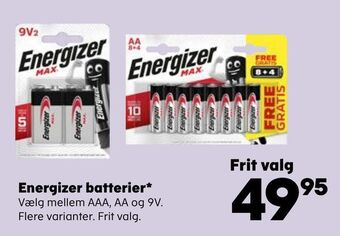 Kvickly Energizer batterier tilbud