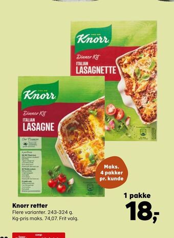 SuperBrugsen Knorr retter tilbud
