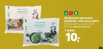 SuperBrugsen Änglamark økologisk blomkåls- eller broccoliris tilbud