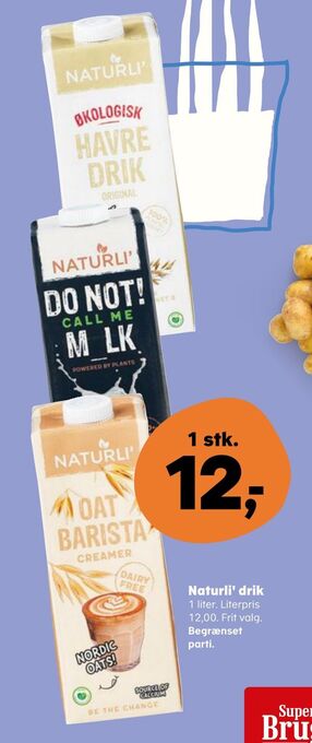 SuperBrugsen Naturli' drik tilbud
