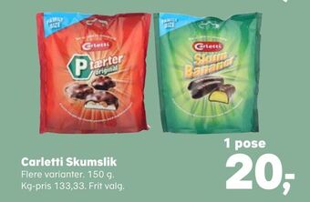 SuperBrugsen Carletti skumslik tilbud