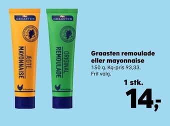 SuperBrugsen Graasten remoulade eller mayonnaise tilbud