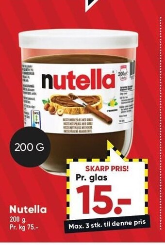 Bilka Nutella tilbud