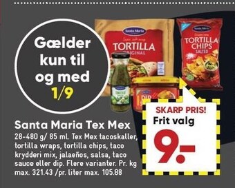 Bilka Santa maria tex mex tilbud