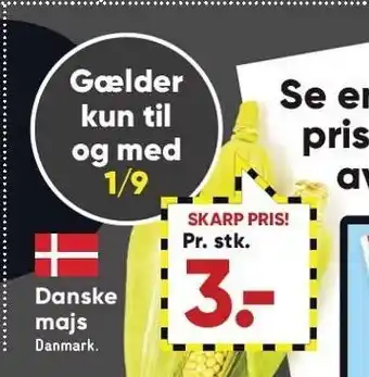 Bilka Danske majs tilbud