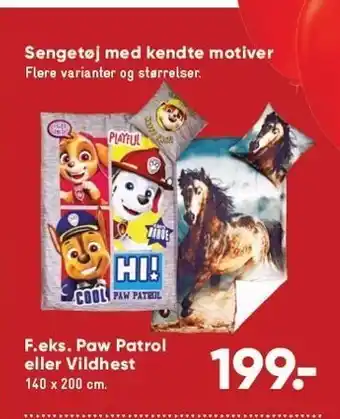 Bilka Sengetøj m. kendte motiver tilbud