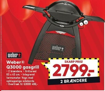 Bilka Weber q3000 gasgrill tilbud
