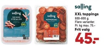 Bilka Xxl topping tilbud