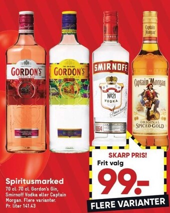 Bilka Spiritusmarked tilbud