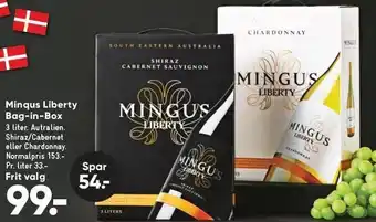 Bilka Minqus liberty bag-in-box tilbud