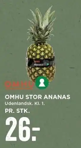 Omhu stor ananas