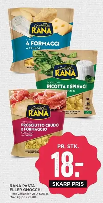 MENY Rana pasta el. gnocchi tilbud
